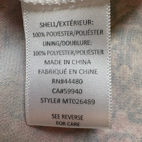 Fourteenth Place Elegant Multicolor Patterned Tank Top Size M EUC - Picture 8 of 9